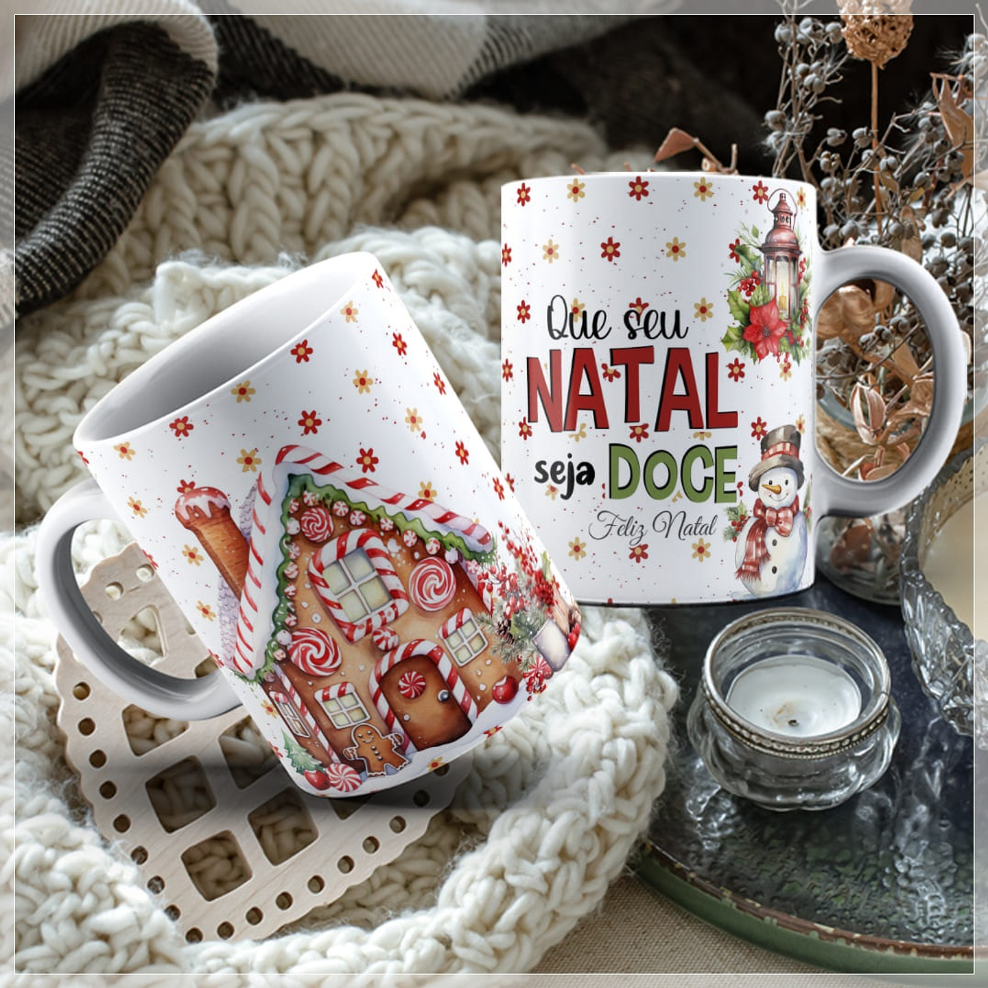 11 Artes para Caneca Natal Arquivos em CorelDraw 4