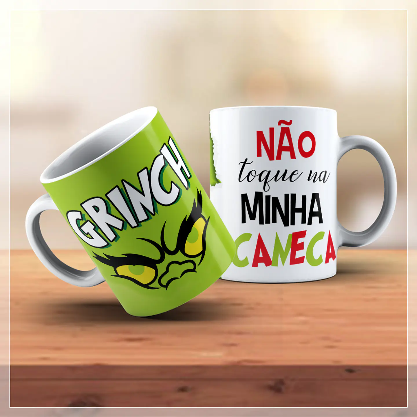 18 Artes para Caneca Natal Grinch Arquivo em Jpg   4