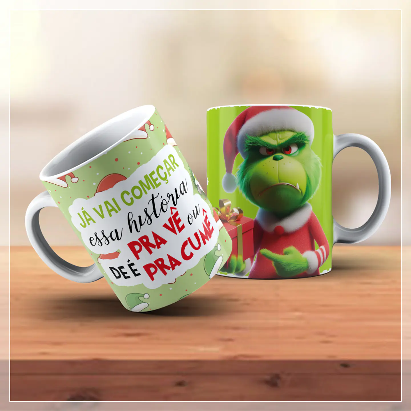 18 Artes para Caneca Natal Grinch Arquivo em Jpg   5
