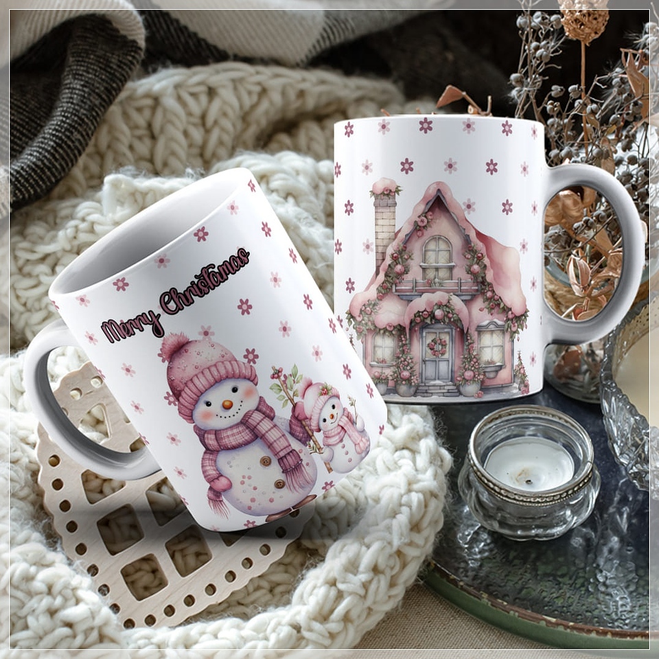 11 Artes para Caneca Natal Arquivos em CorelDraw 7