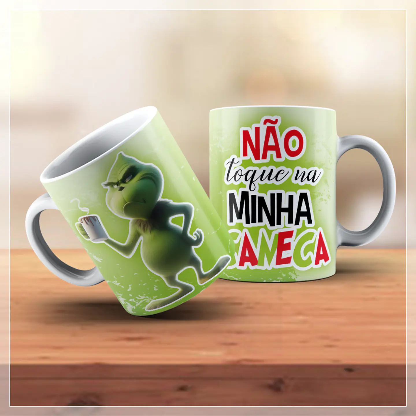 18 Artes para Caneca Natal Grinch Arquivo em Jpg   6