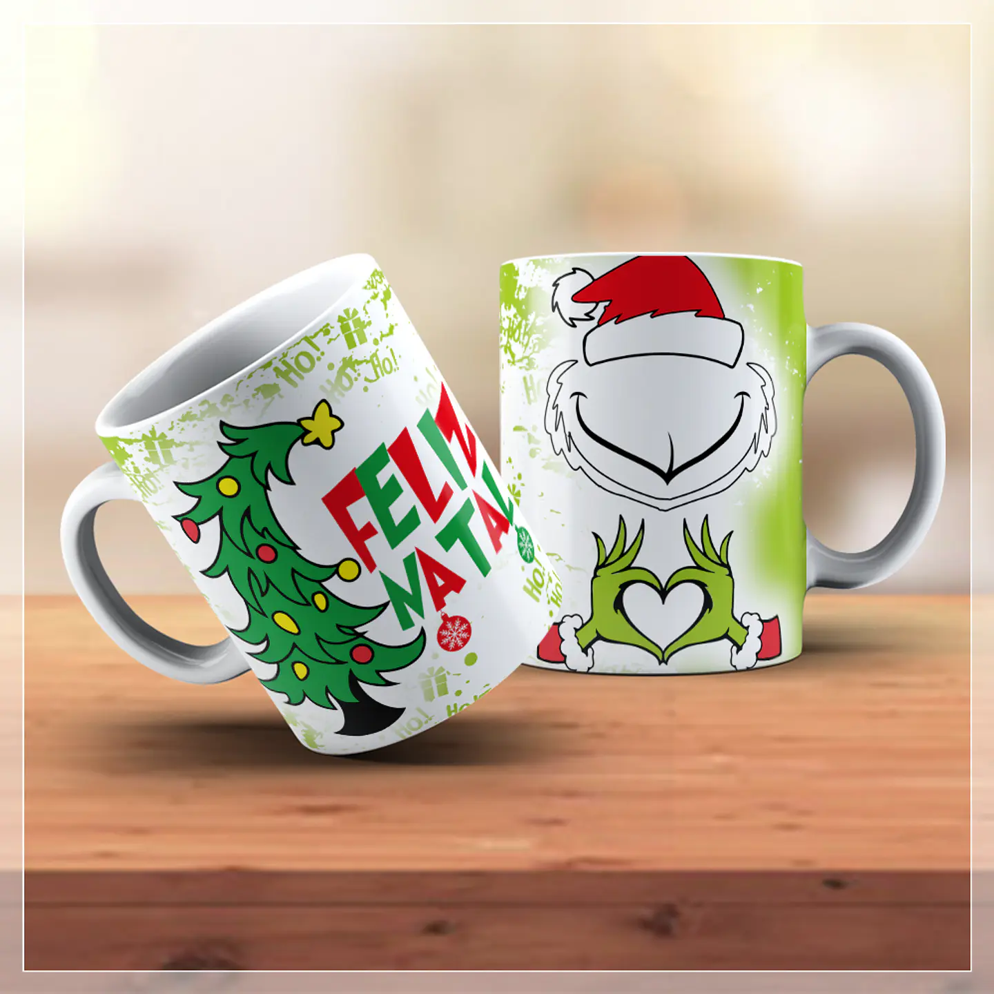 18 Artes para Caneca Natal Grinch Arquivo em Jpg   7