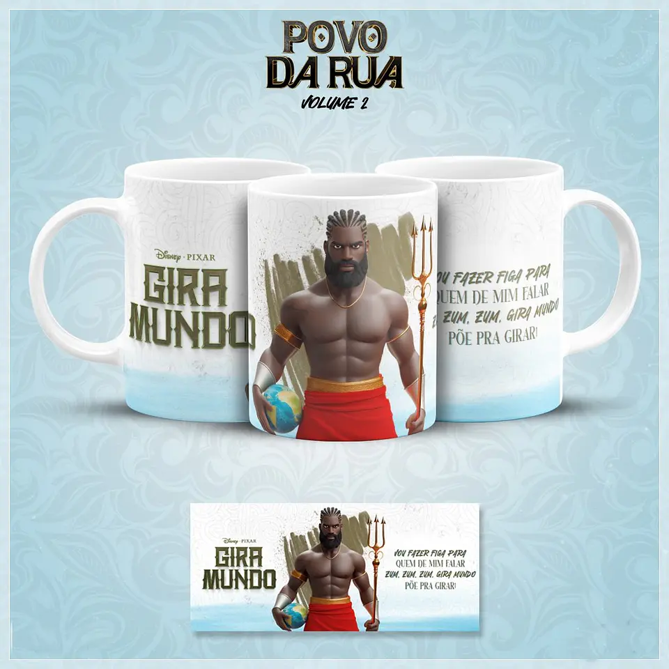 20 Artes para Caneca Povo de Rua Pixar Vol.02 Arquivo em Jpg  11