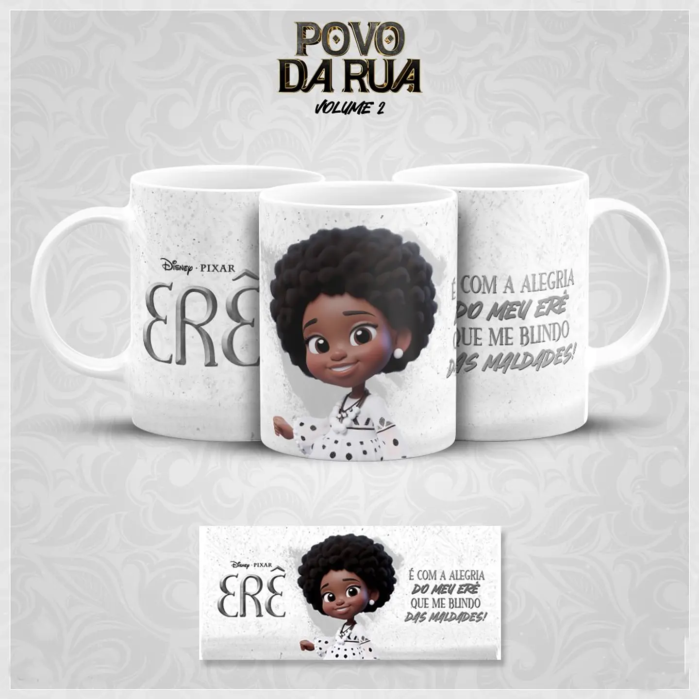 20 Artes para Caneca Povo de Rua Pixar Vol.02 Arquivo em Jpg  19