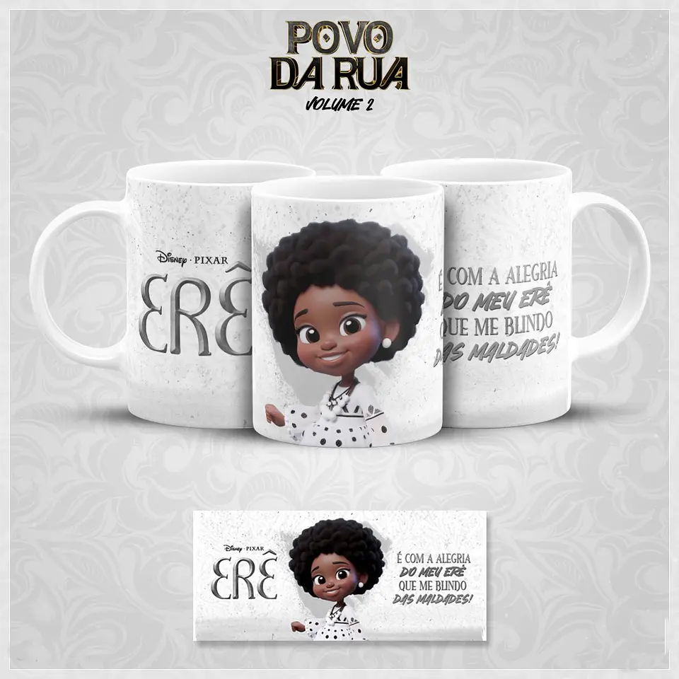 20 Artes para Caneca Povo de Rua Pixar Vol.02 Arquivo em Jpg  19
