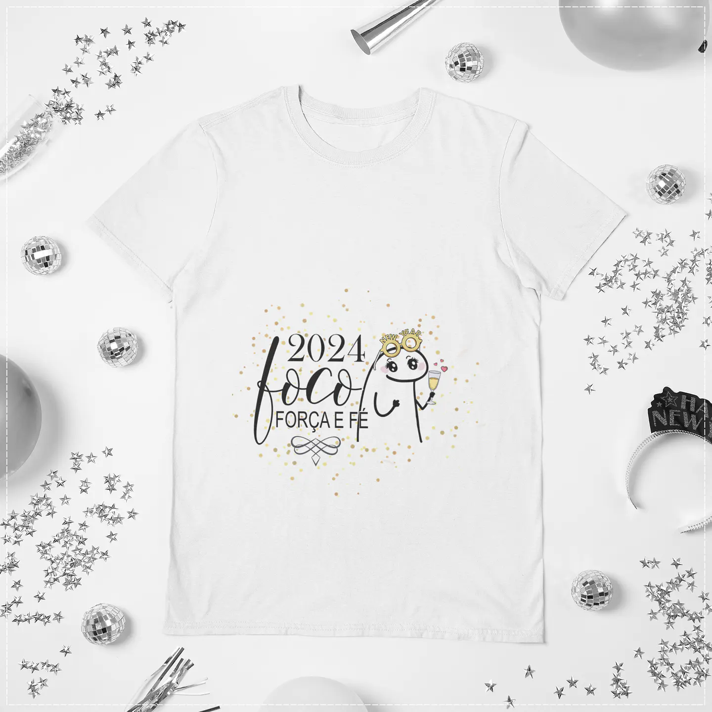 11 Artes para Camisa Flork Ano Novo 2024 Arquivo em Png 2