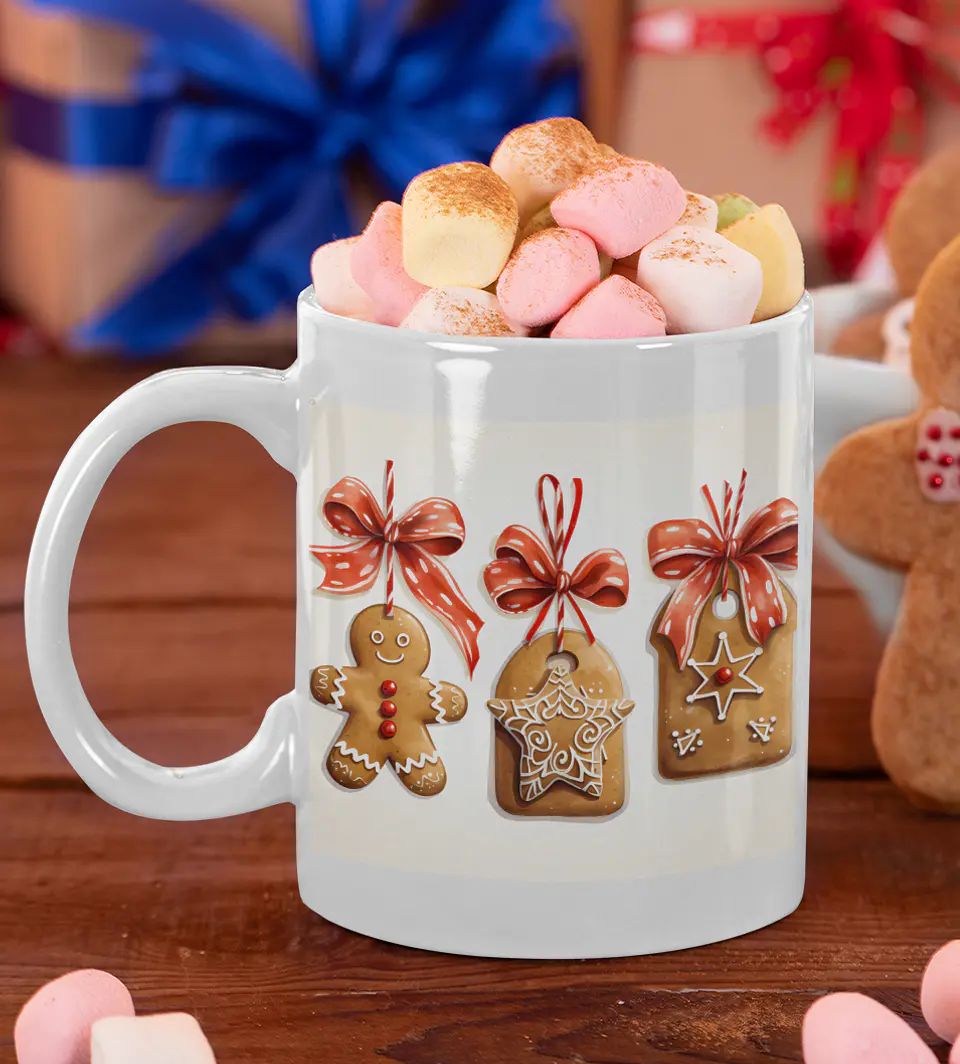 5 Artes para Caneca Biscoito Natalino Arquivo em Jpg  5