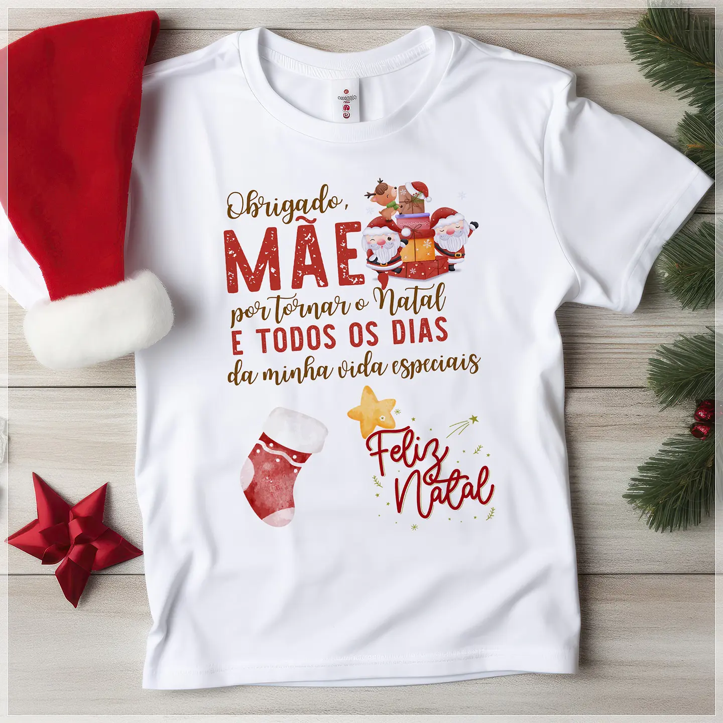 16 Artes para Camisa Natal em Família Arquivo em CorelDraw 2