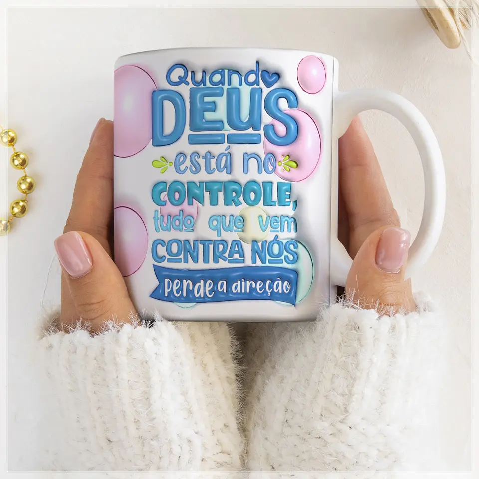 10 Artes para Caneca Frases Cristã Inflados 3d Arquivo em Jpg  8