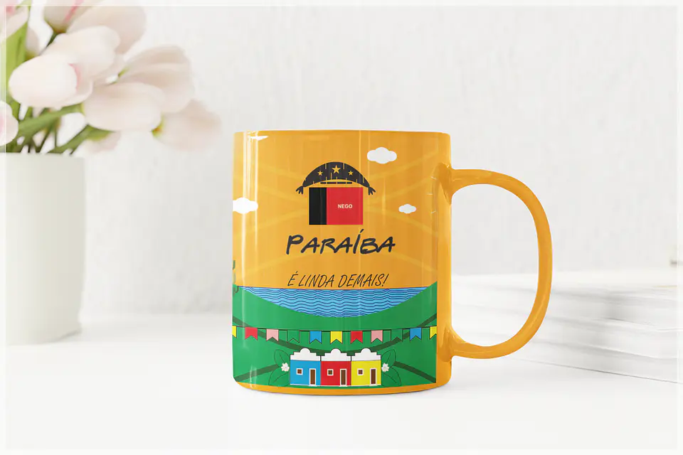 9 Artes para Caneca Estados do Nordeste Arquivo em CorelDraw 6