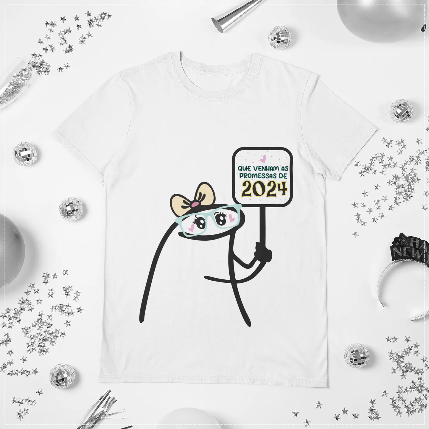 11 Artes para Camisa Flork Ano Novo 2024 Arquivo em Png 7