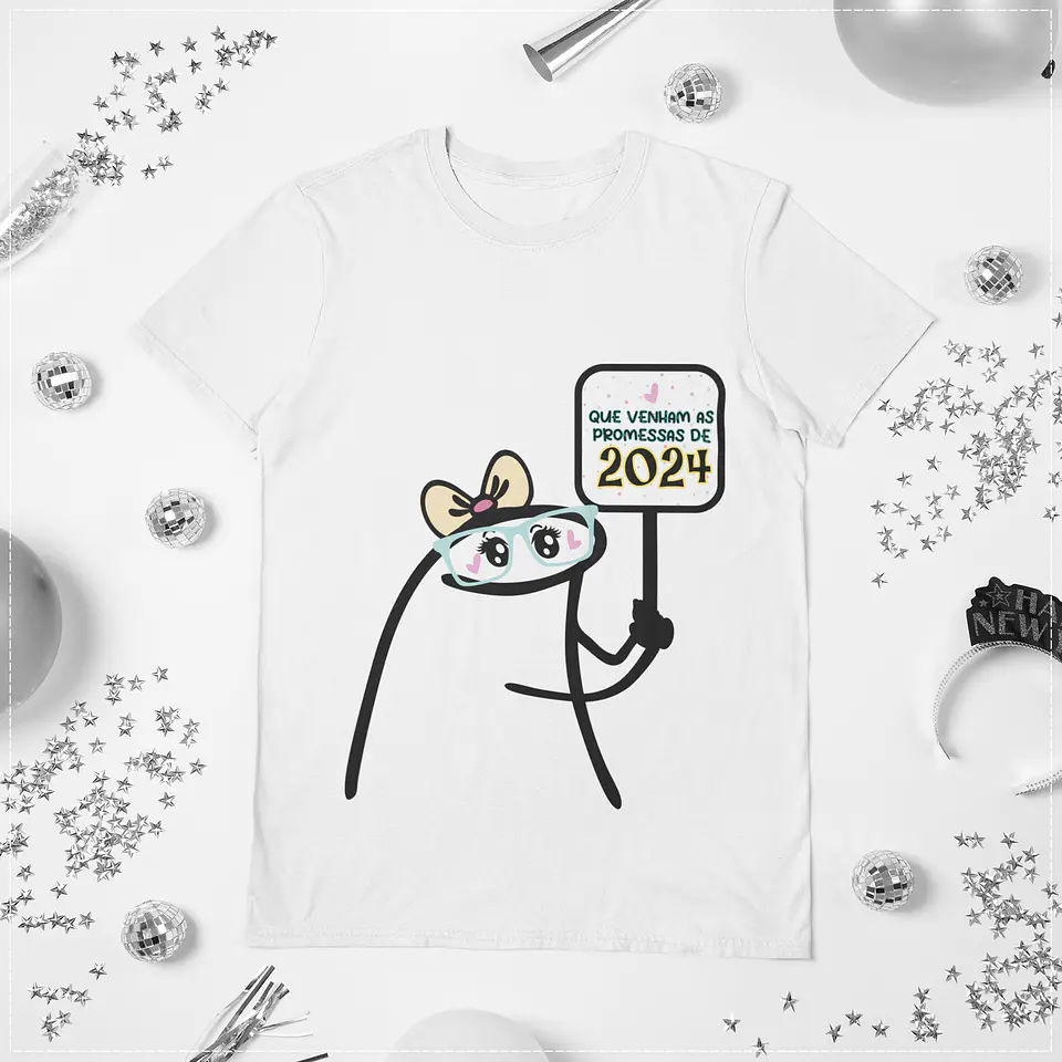 11 Artes para Camisa Flork Ano Novo 2024 Arquivo em Png 7