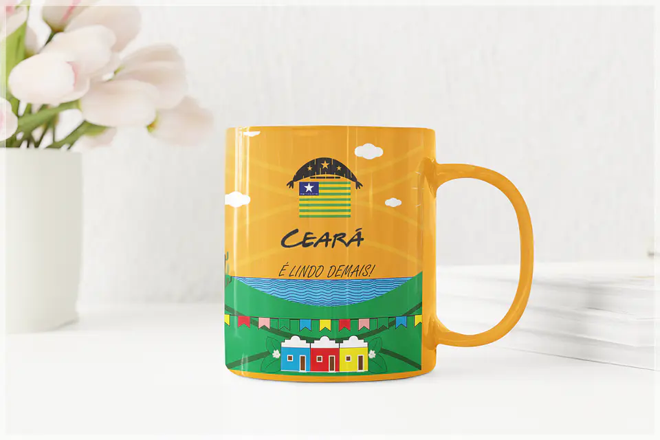 9 Artes para Caneca Estados do Nordeste Arquivo em CorelDraw 1