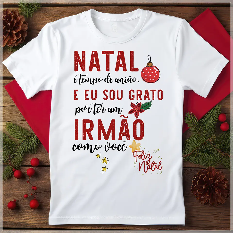 16 Artes para Camisa Natal em Família Arquivo em CorelDraw 12