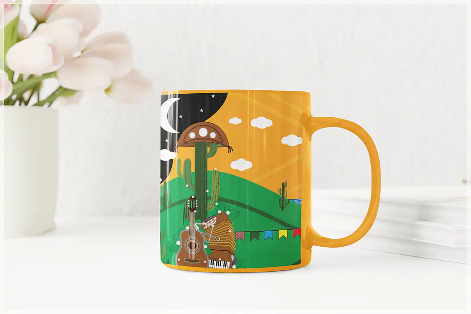 9 Artes para Caneca Estados do Nordeste Arquivo em CorelDraw 10