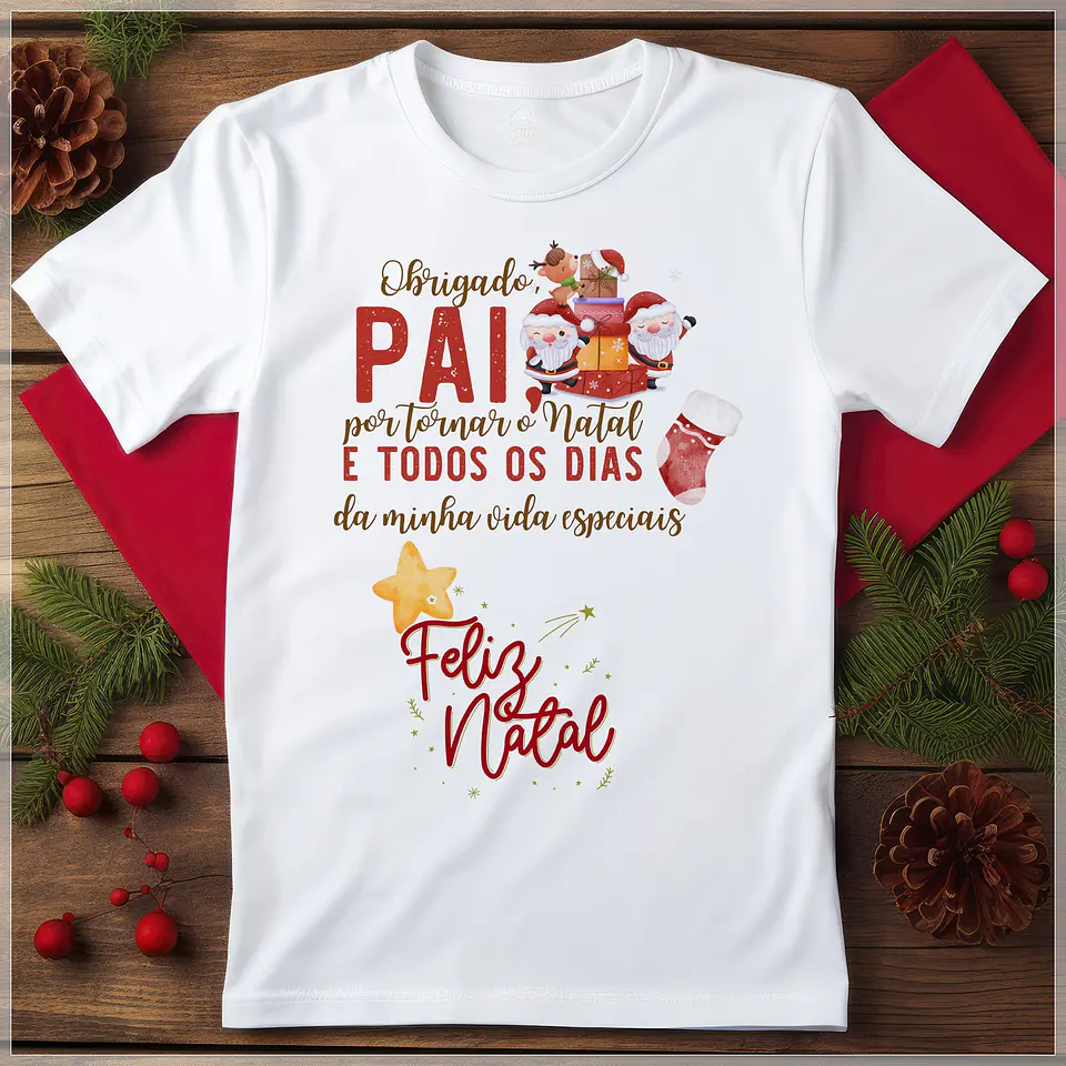16 Artes para Camisa Natal em Família Arquivo em CorelDraw 14
