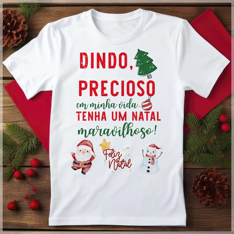 16 Artes para Camisa Natal em Família Arquivo em CorelDraw 15