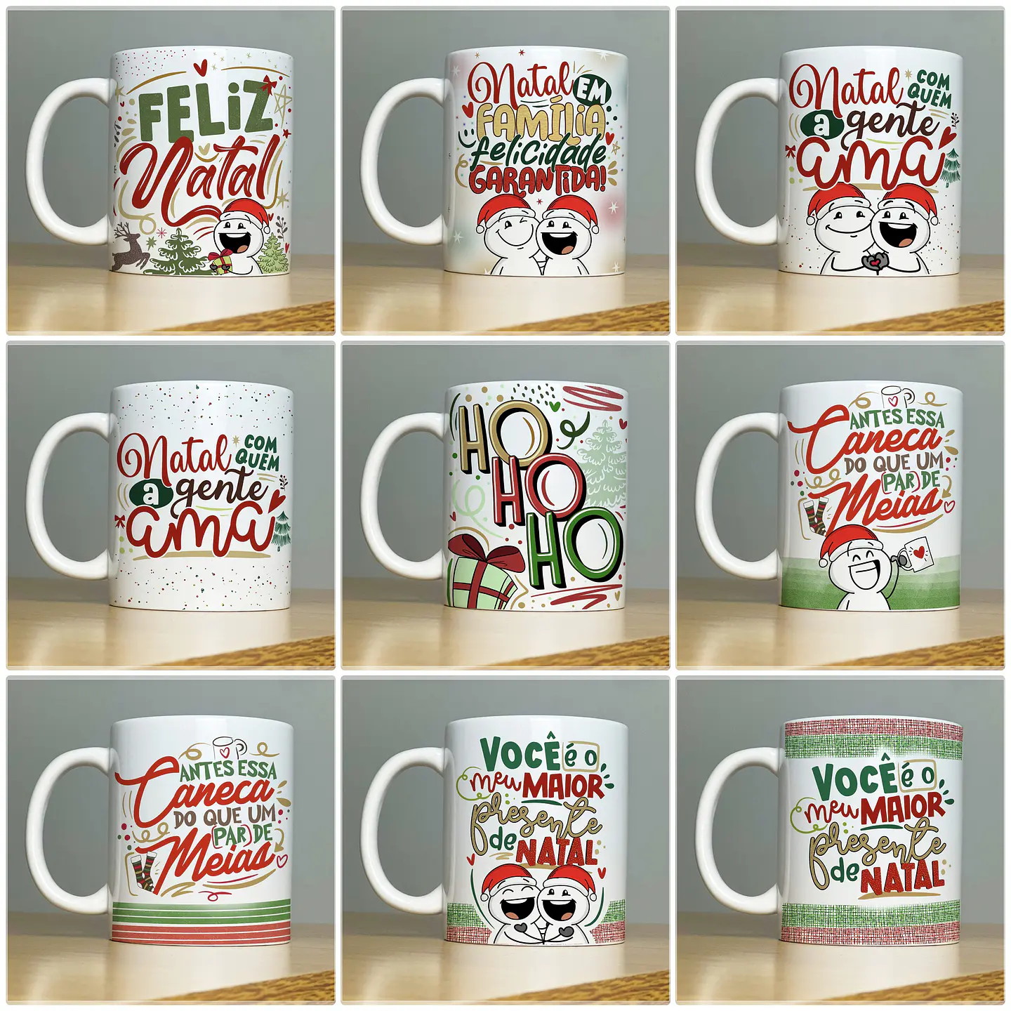 27 Artes para Caneca Natal Arquivo em Jpg  3