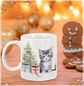9 Artes para Caneca de Gatinhos Gato Pet Natal Arquivo em Jpg  - Thumbnail 3