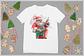 10 Artes para Camisa de Papai Noel do Rock Arquivo em CorelDraw - Thumbnail 2