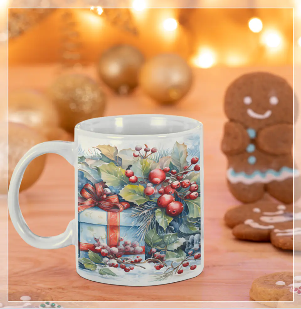 8 Artes para Caneca de Natal Diversos Arquivo em Jpg  5