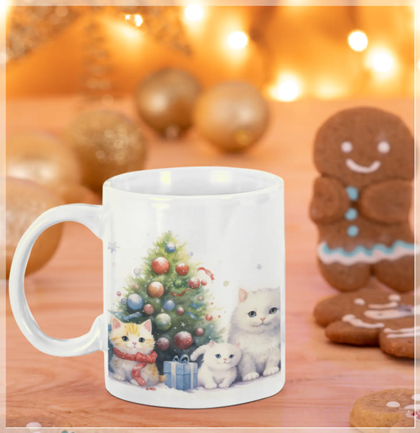 9 Artes para Caneca de Gatinhos Gato Pet Natal Arquivo em Jpg  5