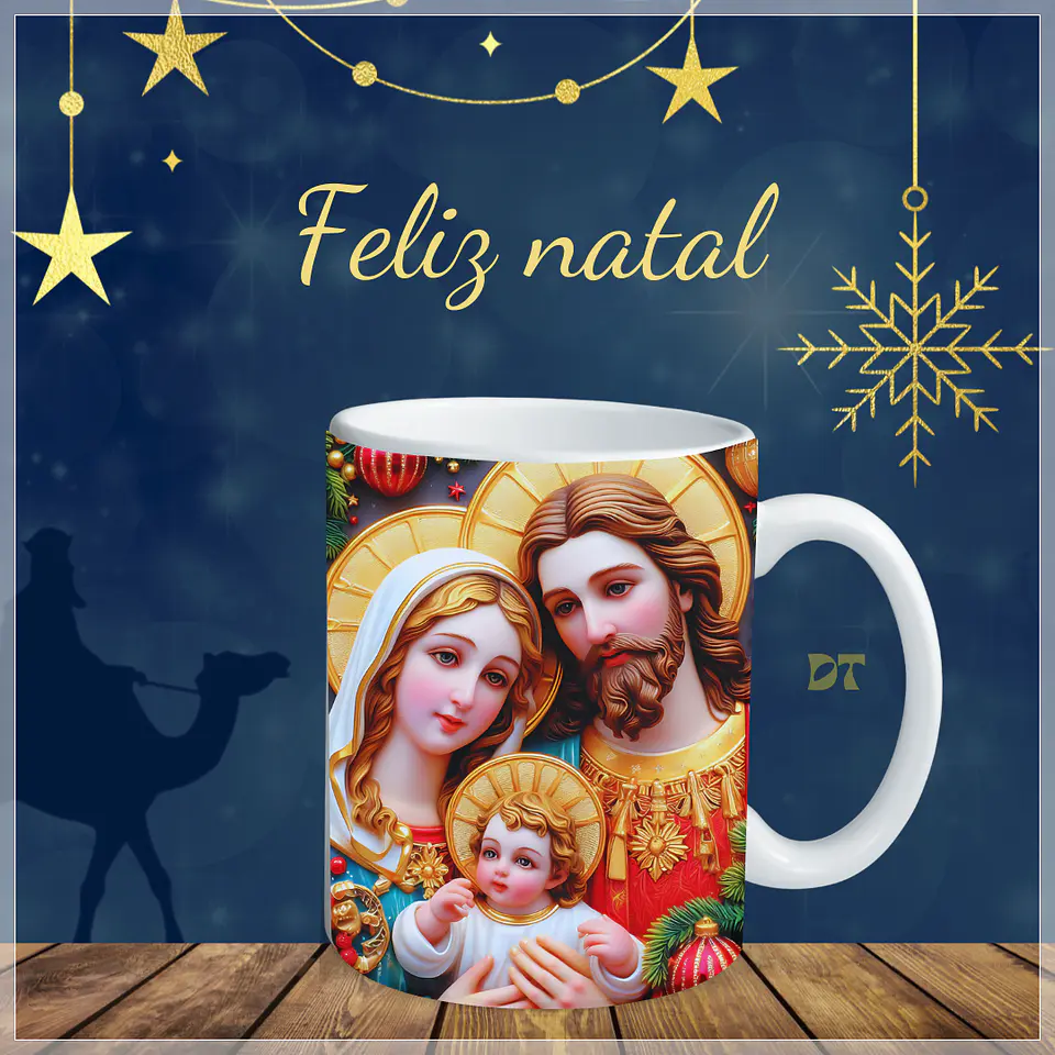 10 Artes para Caneca Presépio 3D Arquivo em Jpg 1