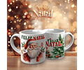 15 Artes para Caneca Papai Noel Arquivo em CorelDraw 