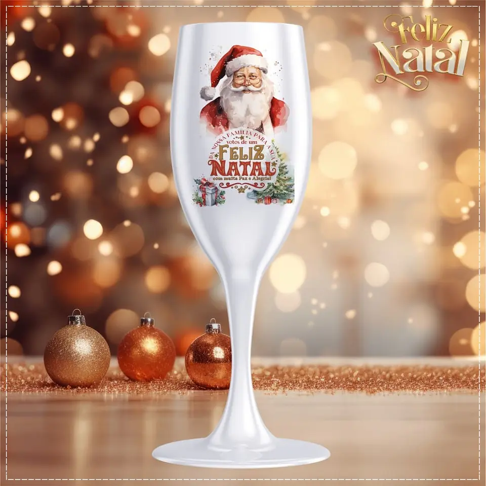 15 Artes para Taças Natal Arquivo em CorelDraw 1