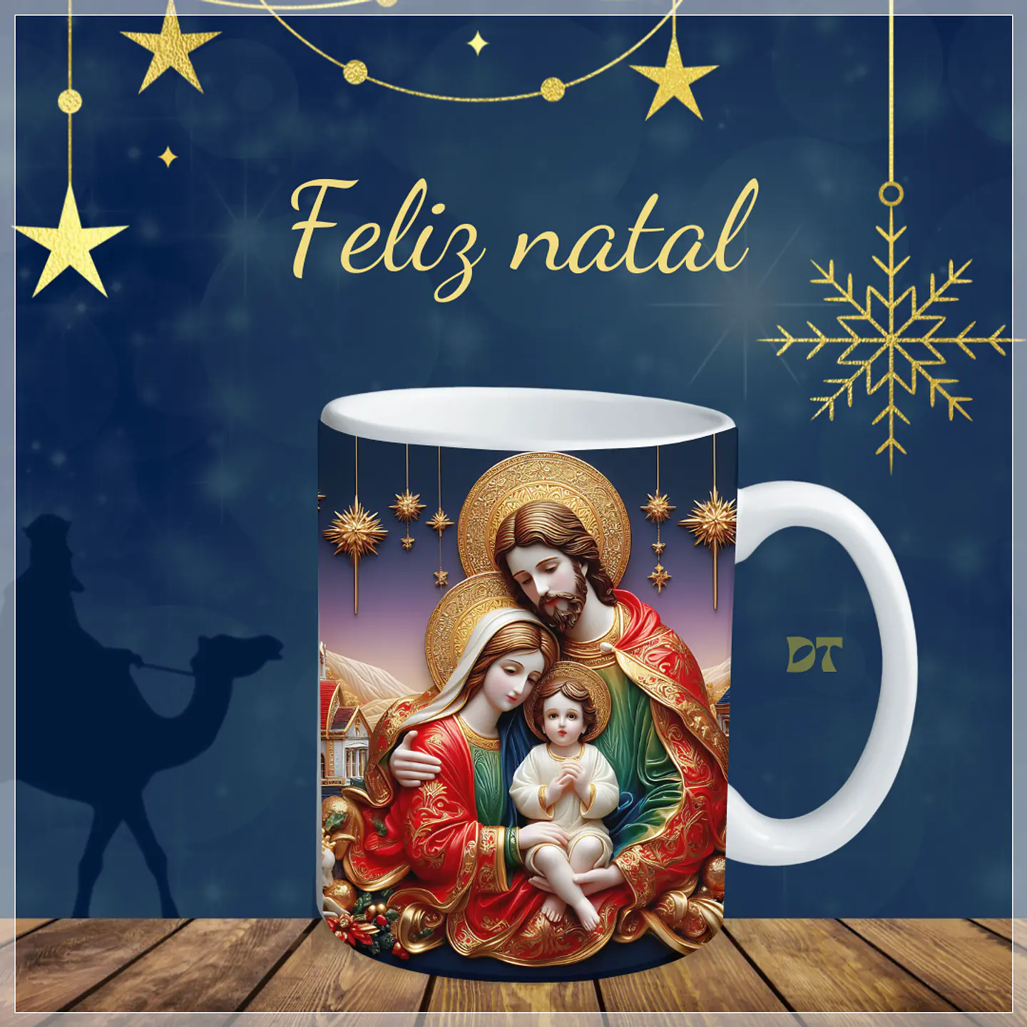 10 Artes para Caneca Presépio 3D Arquivo em Jpg 4