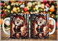34 Artes para Caneca Natal Papai Noel 3D Arquivo em Jpg   - Thumbnail 4