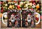 34 Artes para Caneca Natal Papai Noel 3D Arquivo em Jpg   - Thumbnail 5