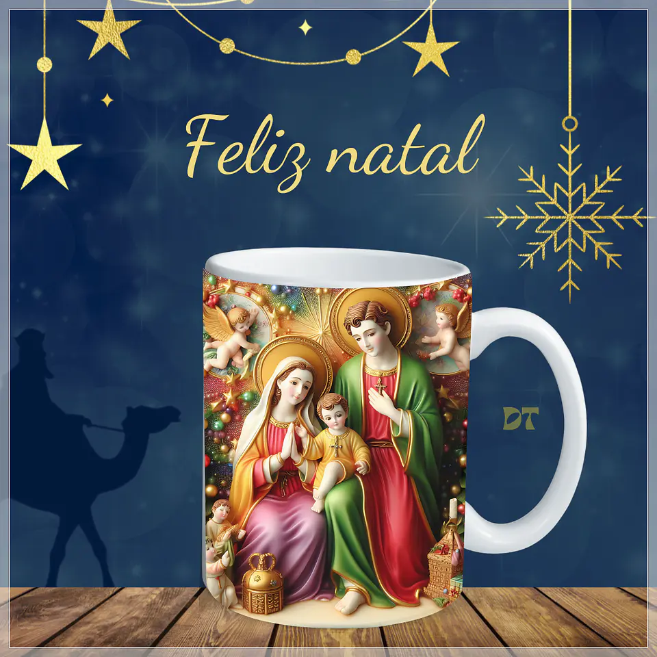 10 Artes para Caneca Presépio 3D Arquivo em Jpg 9