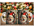 34 Artes para Caneca Natal Papai Noel 3D Arquivo em Jpg  