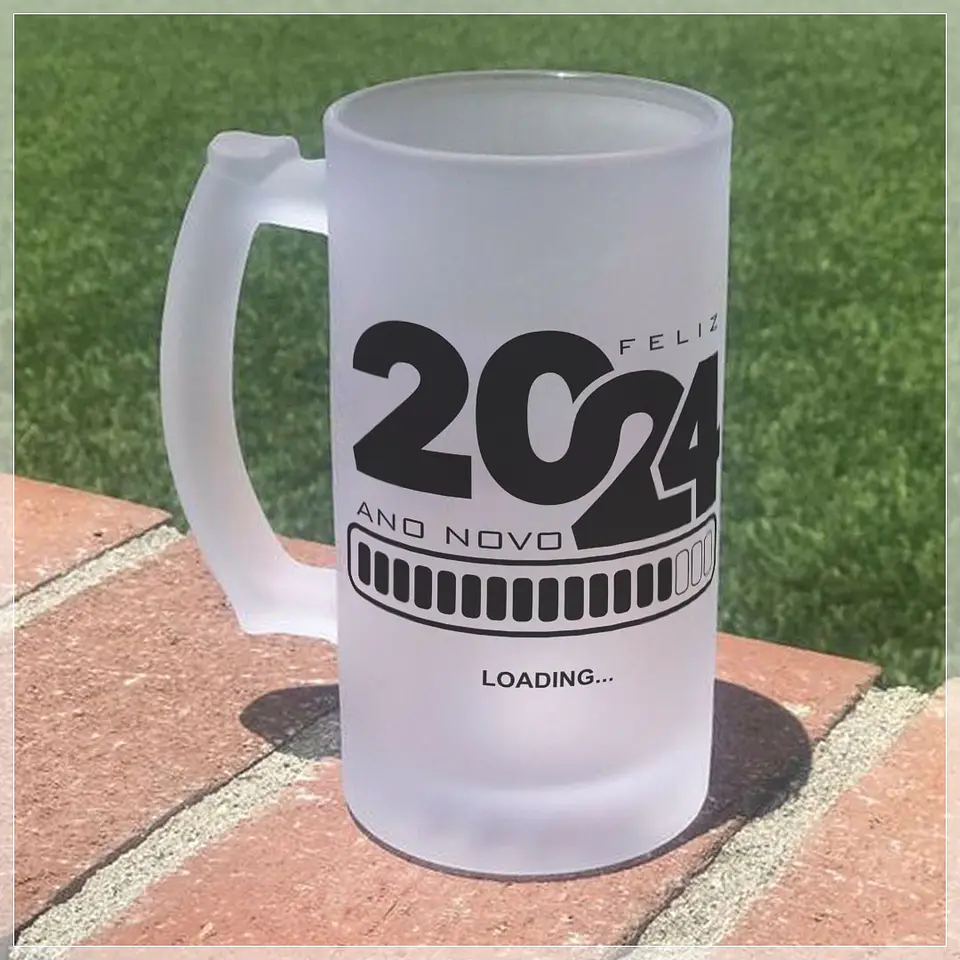 34 Artes para Copo de Chopp Ano Novo 2024 Arquivo em CorelDraw 9