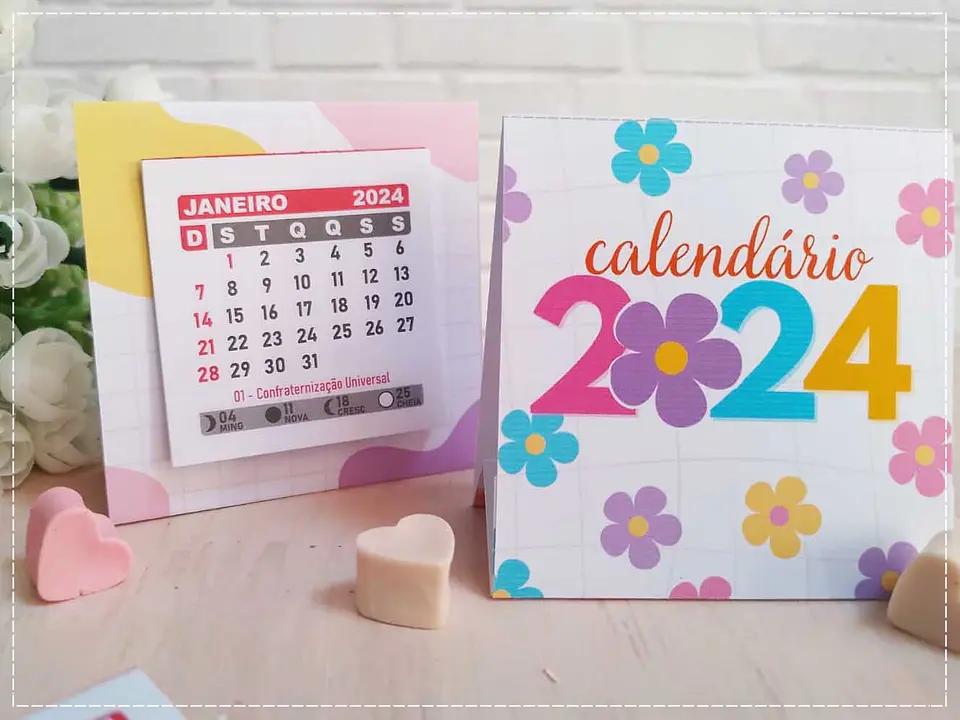 Arquivo Calendário de Mesa e Geladeira 2024 em Pdf 8