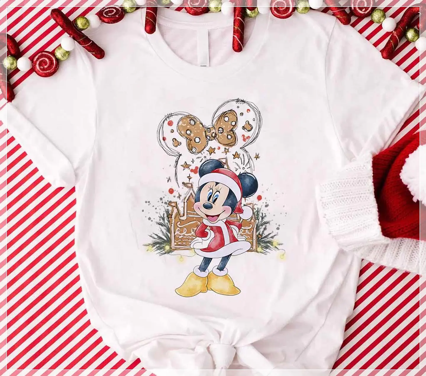 6 Artes para Camisa Natal Mickey e Minnie Arquivo em CorelDraw 4
