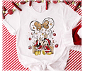 6 Artes para Camisa Natal Mickey e Minnie Arquivo em CorelDraw