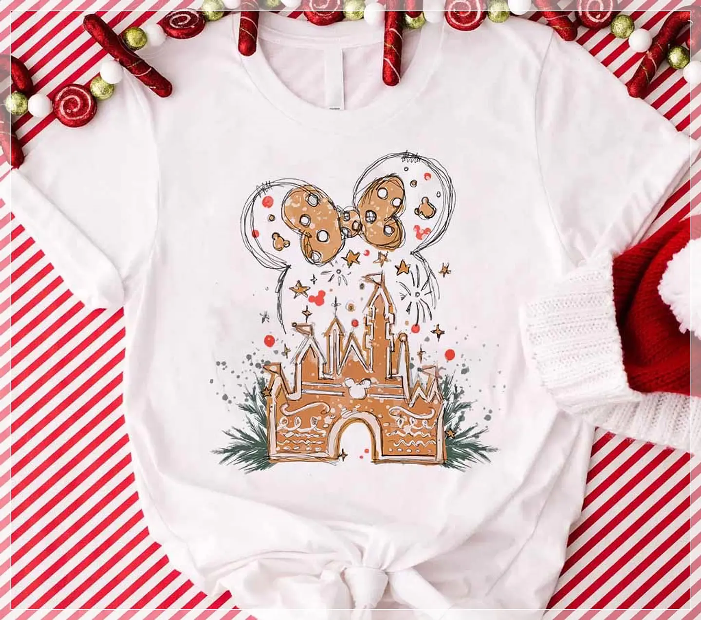 6 Artes para Camisa Natal Mickey e Minnie Arquivo em CorelDraw 8