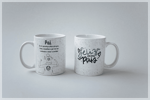 20 Artes para Caneca Dia dos Pais Minimalista Arquivo em Png