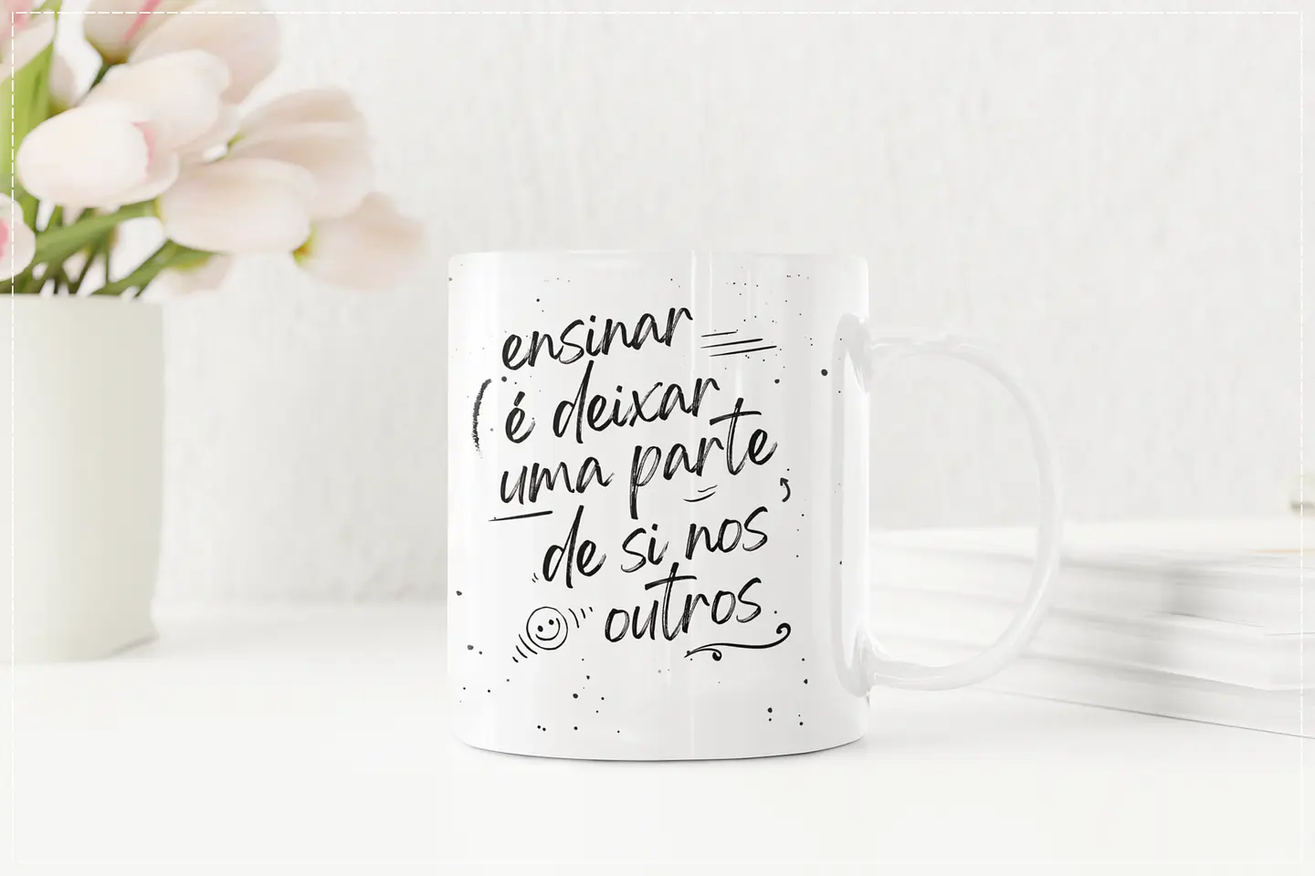 16 Artes para Caneca Dia dos Professores Minimalista Arquivo em Png 14