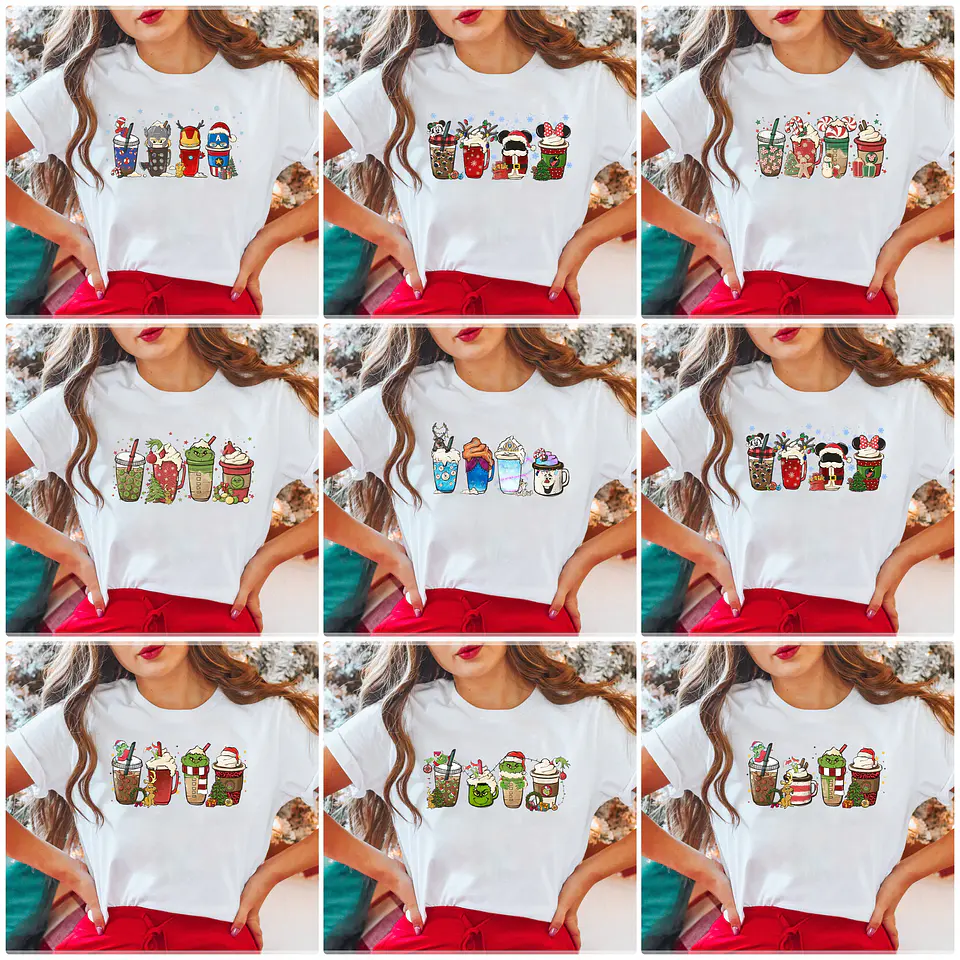 42 Artes para Camisa Café Natal Arquivo em Png 3