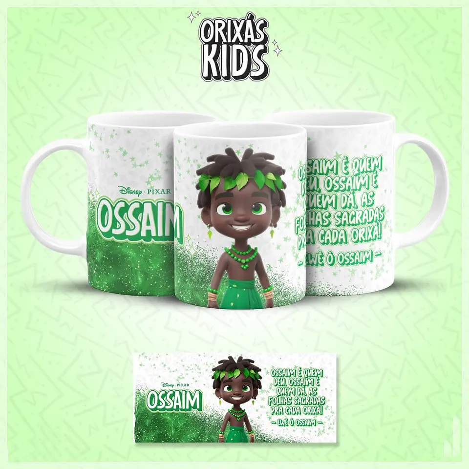 20 Artes para Caneca Orixás Kids Arquivo em Jpg 16