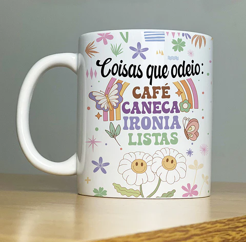 Arte Caneca Coisas que odeio: Café Caneca Ironia Listas Arquivo Png