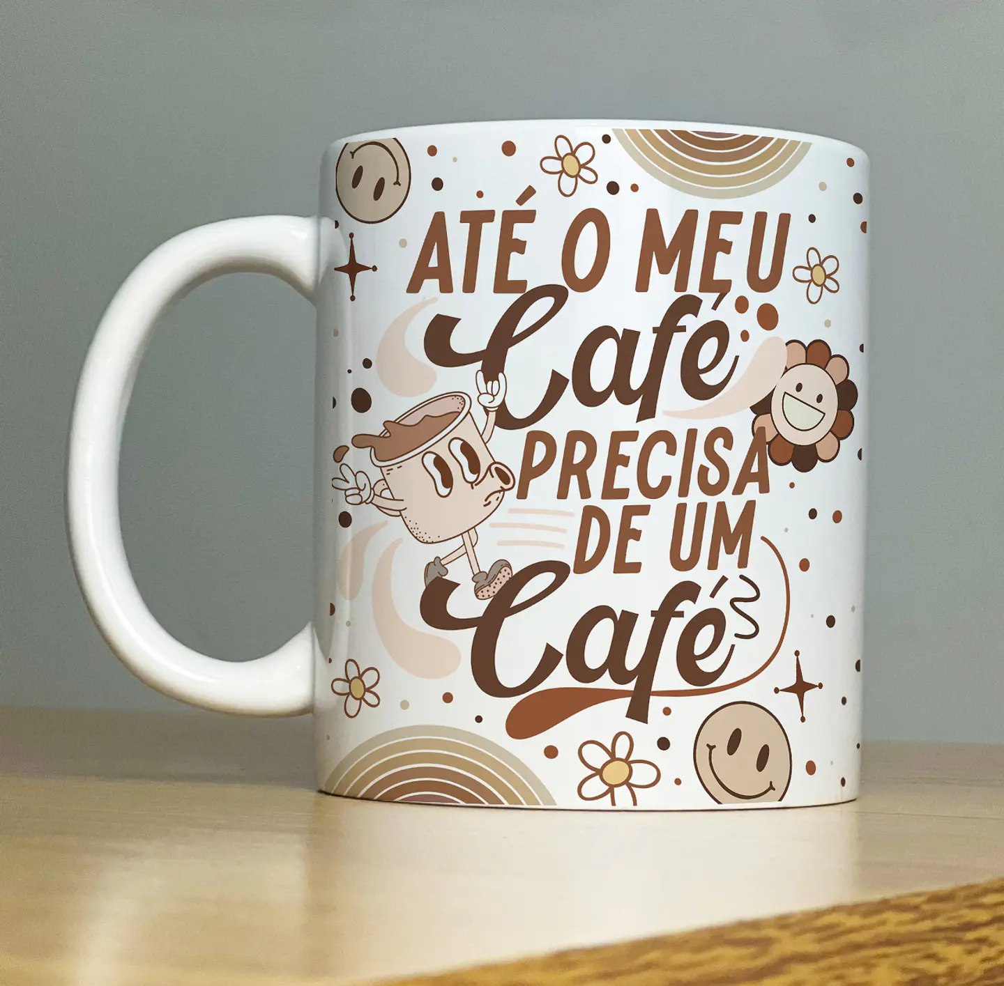 Arte Caneca Até o meu Café precisa de um Café Arquivo Png 1