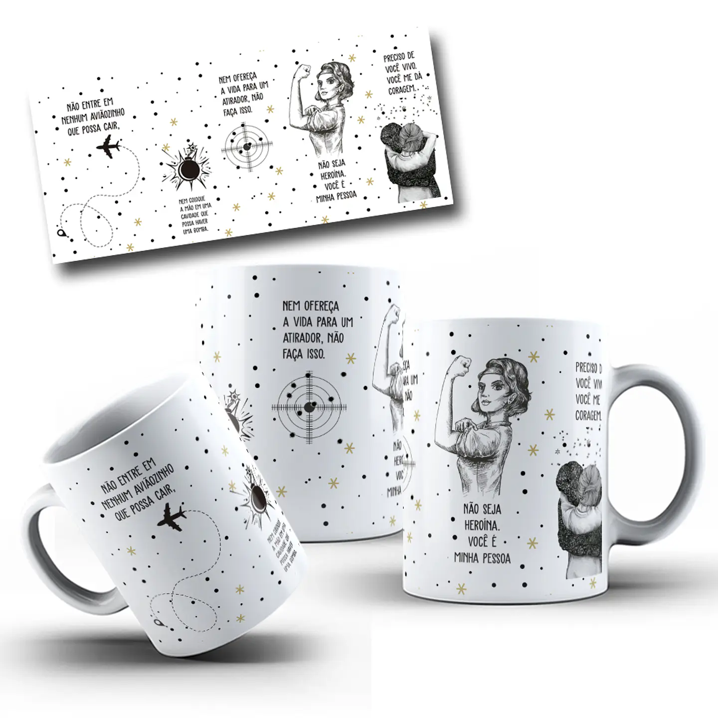 Artes para Caneca Frase Não entre em Aviãozinhoa que Podem Cair  Greys Anatomy Editável + Png 1