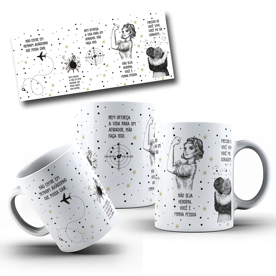 Artes para Caneca Frase Não entre em Aviãozinhoa que Podem Cair  Greys Anatomy Editável + Png 1