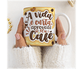 10 Artes para Caneca Café Inflados Arquivo Editável + Png