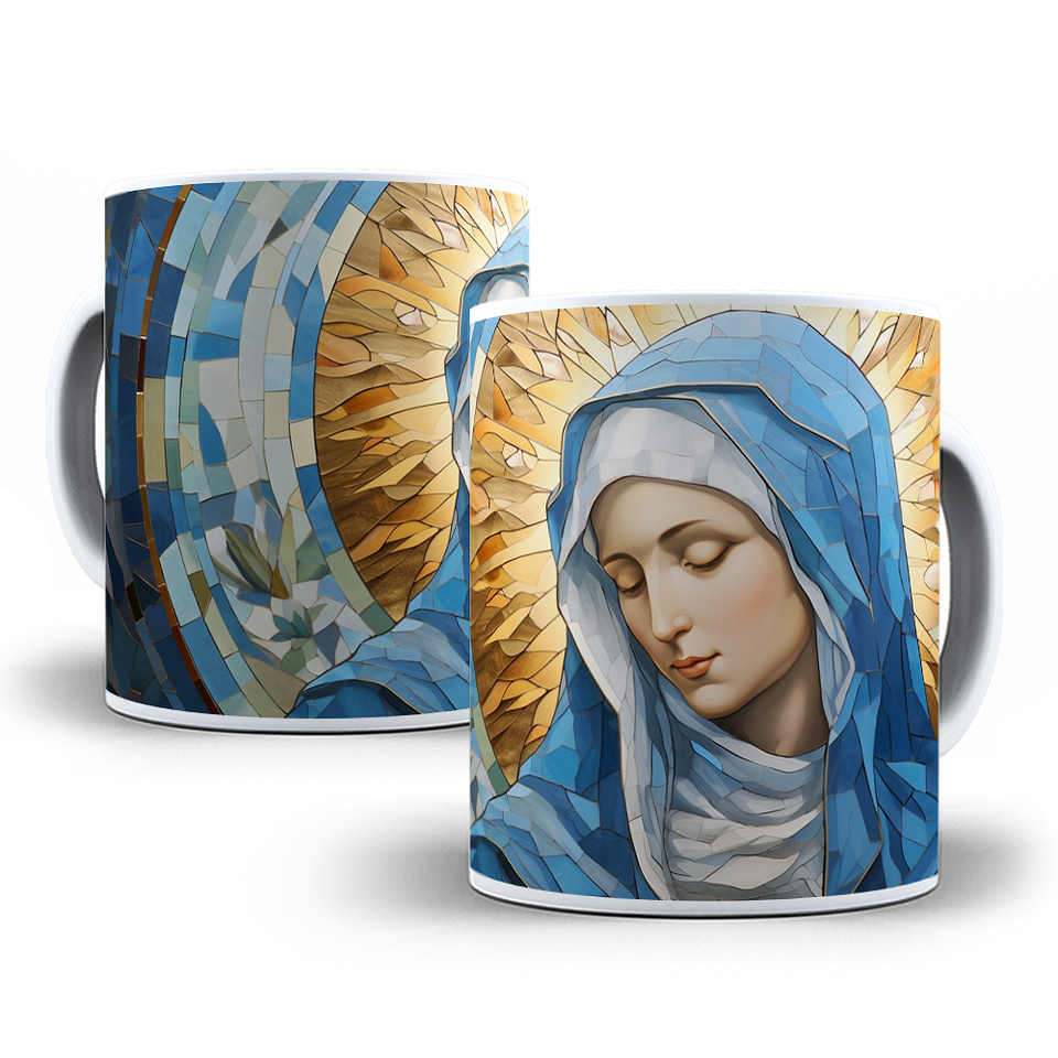 19 Artes para Caneca Santinhas Católicas Arquivo em Jpg  2
