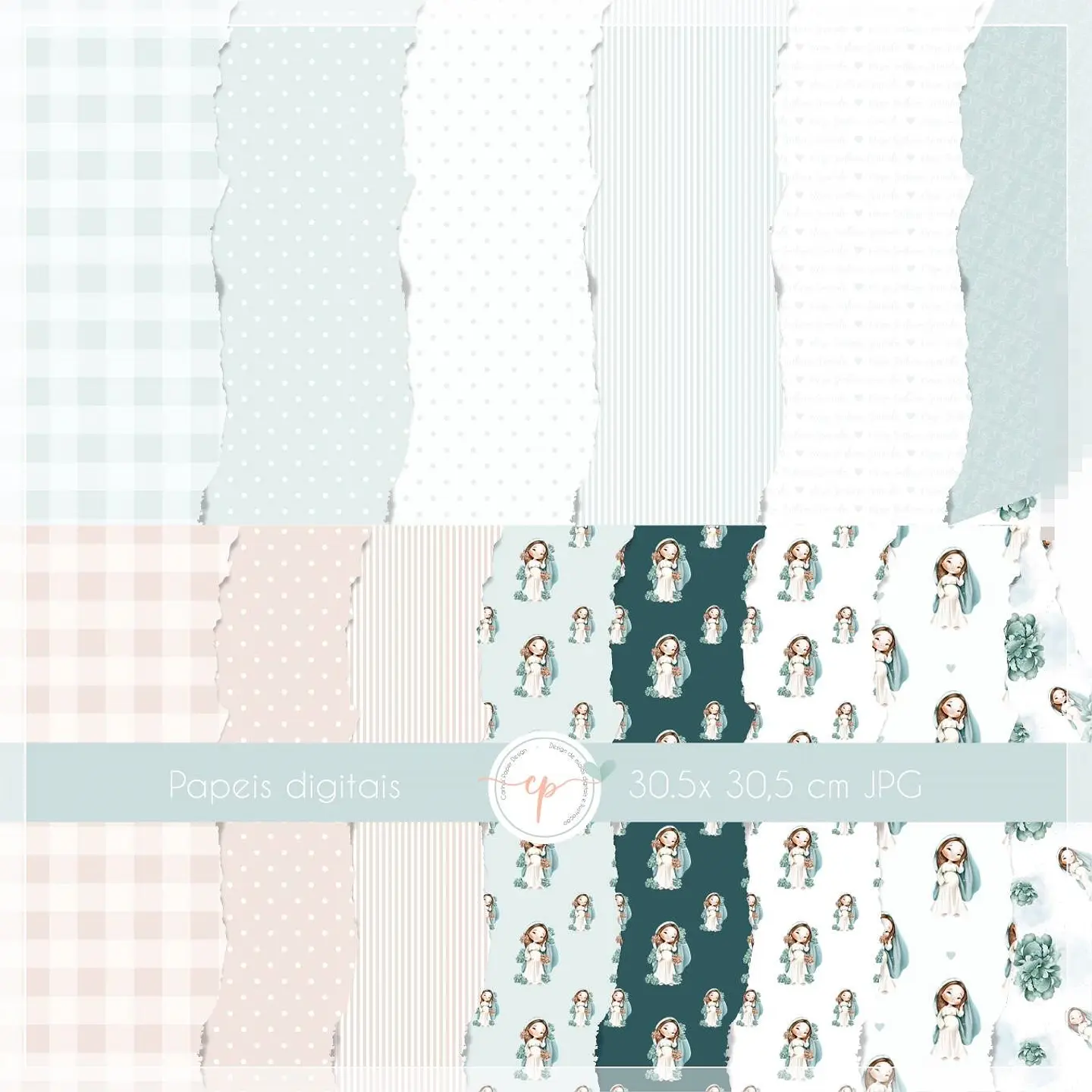 Kit Digital Nossa Senhora Grávida Arquivos Sem Fundo Png  2